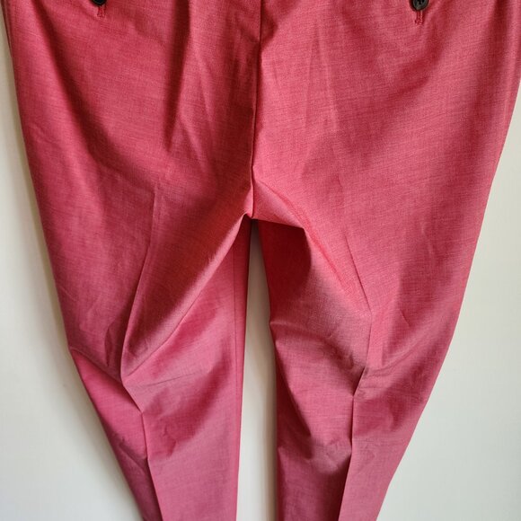 36x34 Rose Pink Pants New Jos A Bank Skinny Fit Pant Polyester Nwt Mens Magenta - Picture 17 of 17